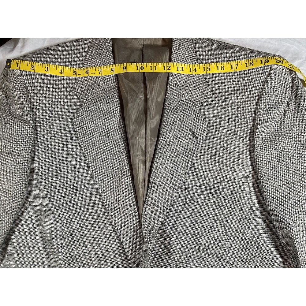 Bernard Altmann Couture Men’s 100% Silk Sport Coat Blazer Jacket 44R - Picture 10 of 11